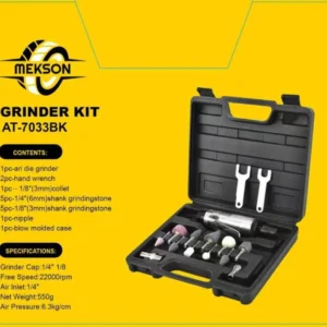 Pneumatic Air Die Grinder Kit - MEKSON - MK-7033BK SILVER